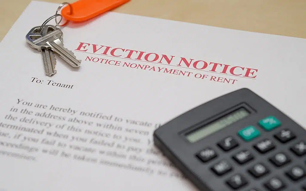 Tenancy eviction notice in UAE